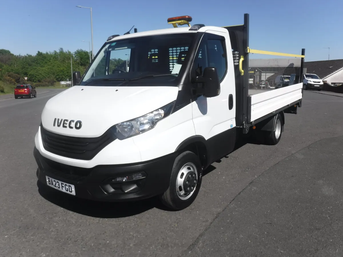 Aug 23 Iveco Daily 14ft aluminium dropside. - Image 1