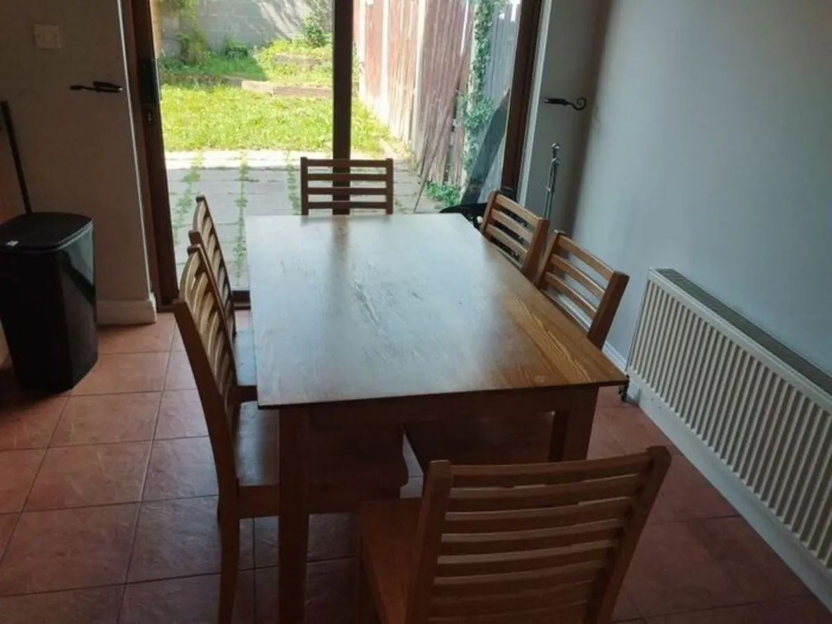 Kitchen Tables and6 Chairs - Image 2