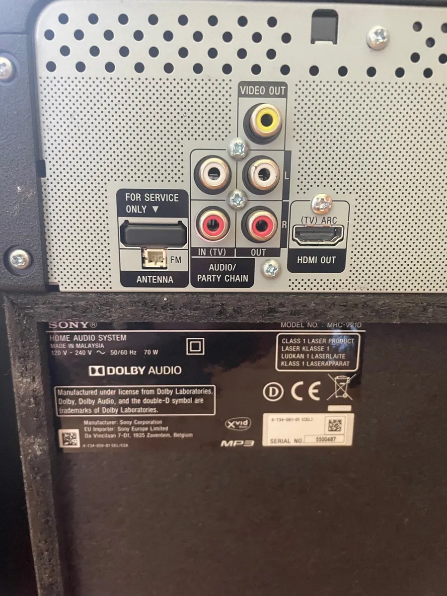 Sony MHC-V21D Speaker Set - Image 4