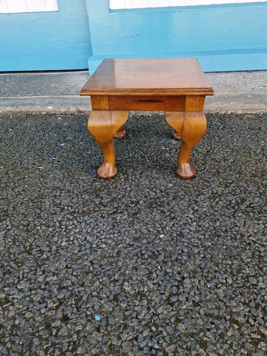 Vintage Antique Plant Stand Foot Stool - Image 2