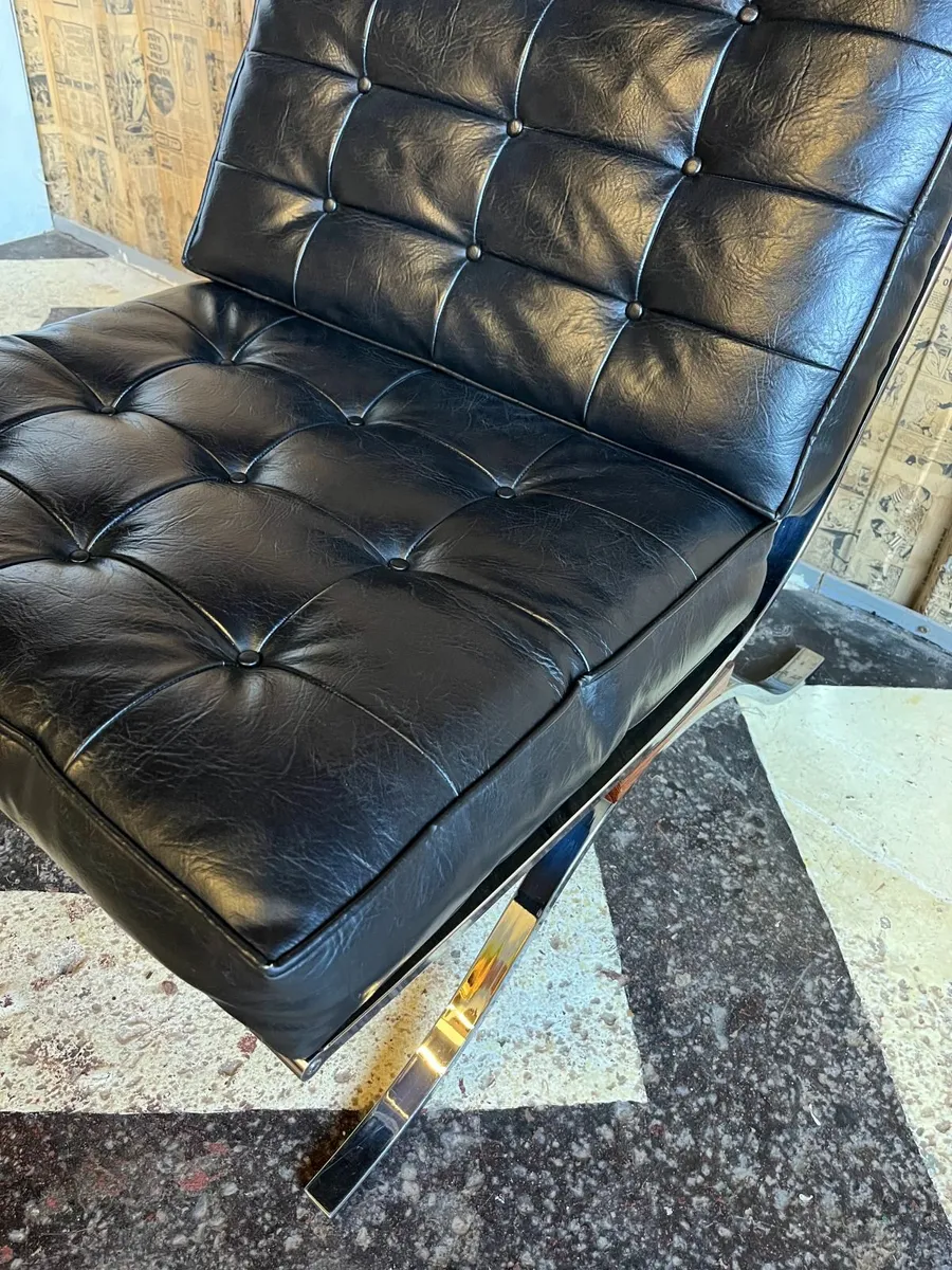 Barcelona style chair by selig - Image 2