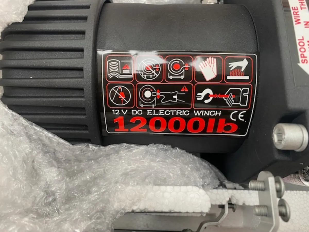 New 12000LBS Electric Winch **Online Auction** - Image 4