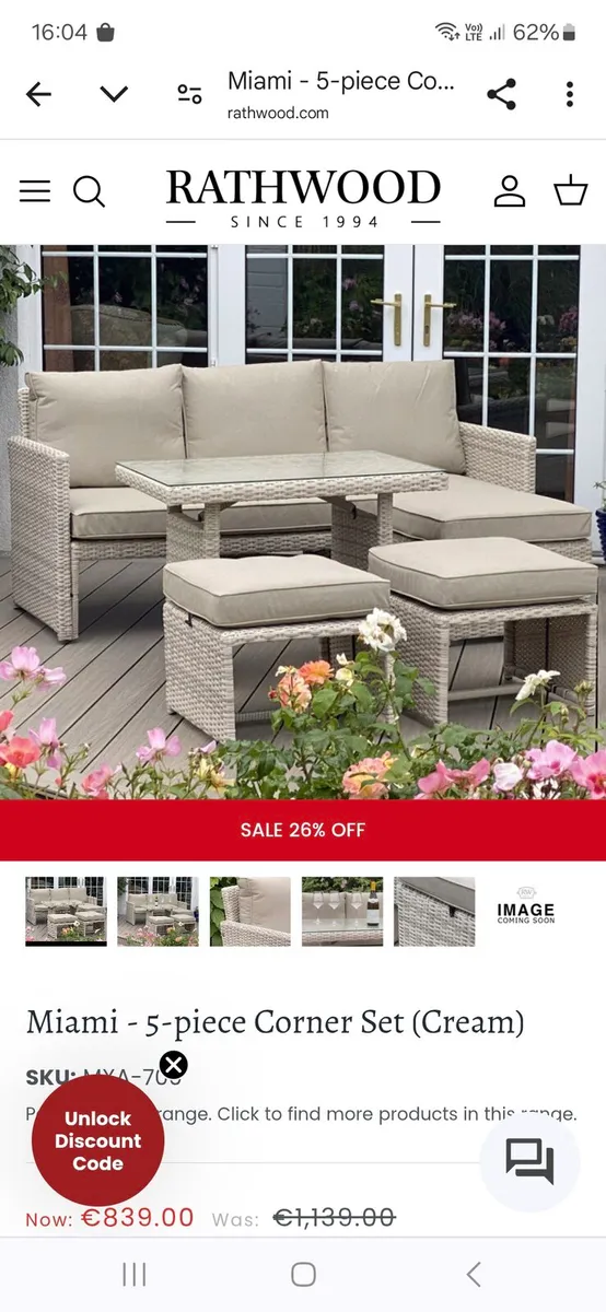 Rathwood Garden Furniture Set - Image 2