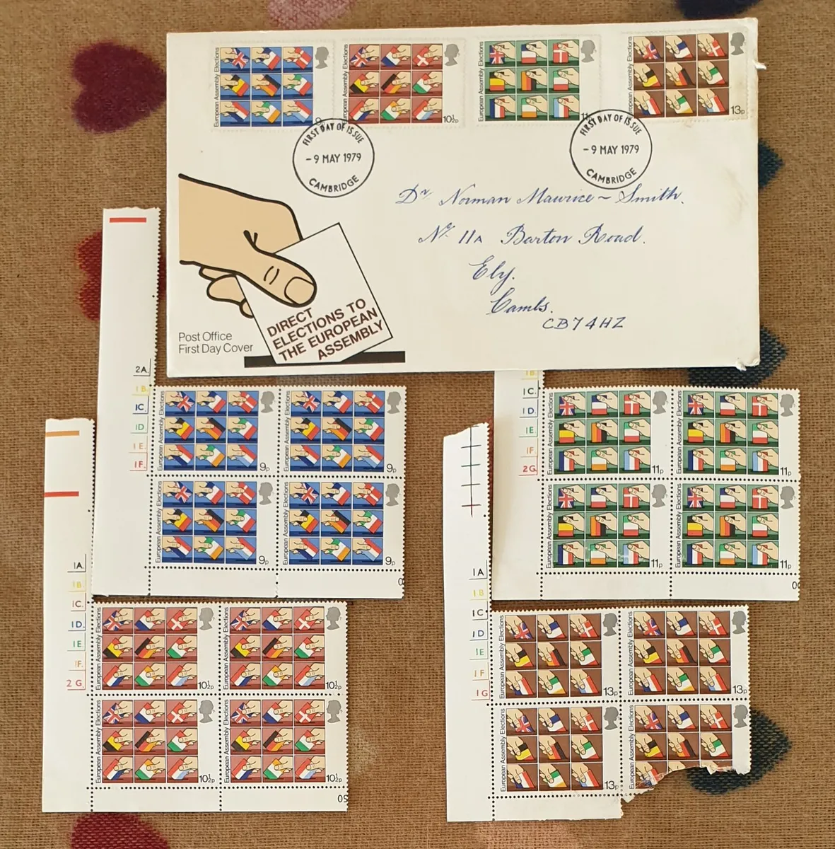 UK 1st Day Cover & Blocks (#3) 1979 - Image 1
