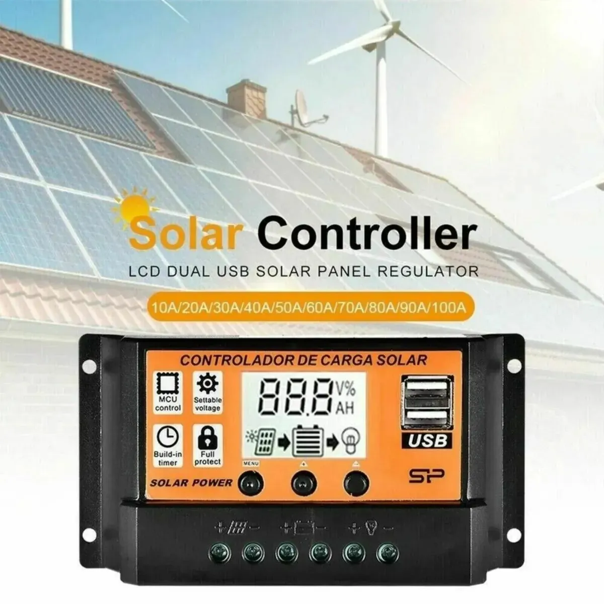 Automatic Solar Charge Controller: 10A to 100A - Image 4