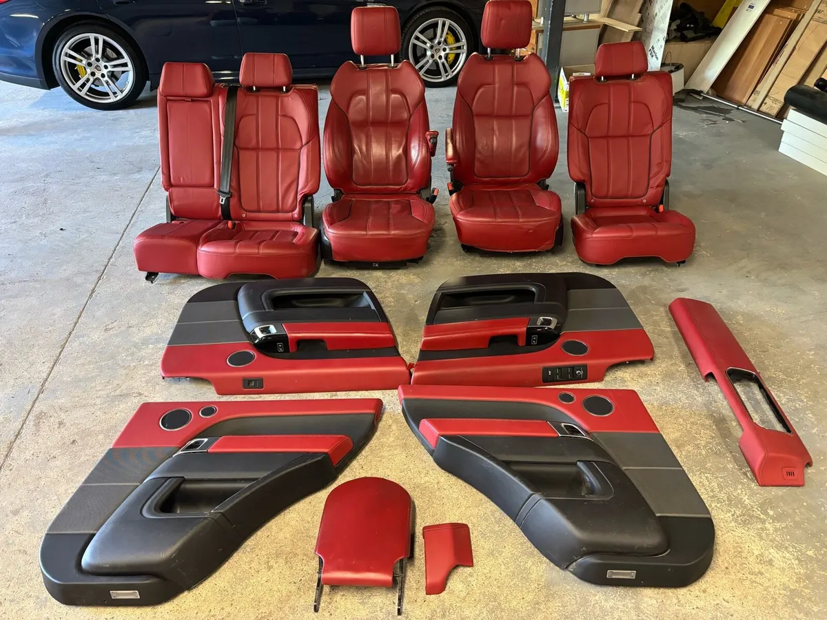 2017 Range Rover Sport Red Interior