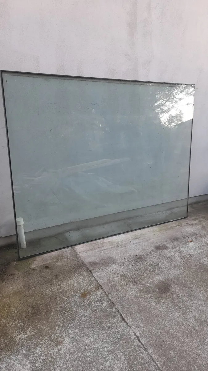 Double glazed Window glass panel.
