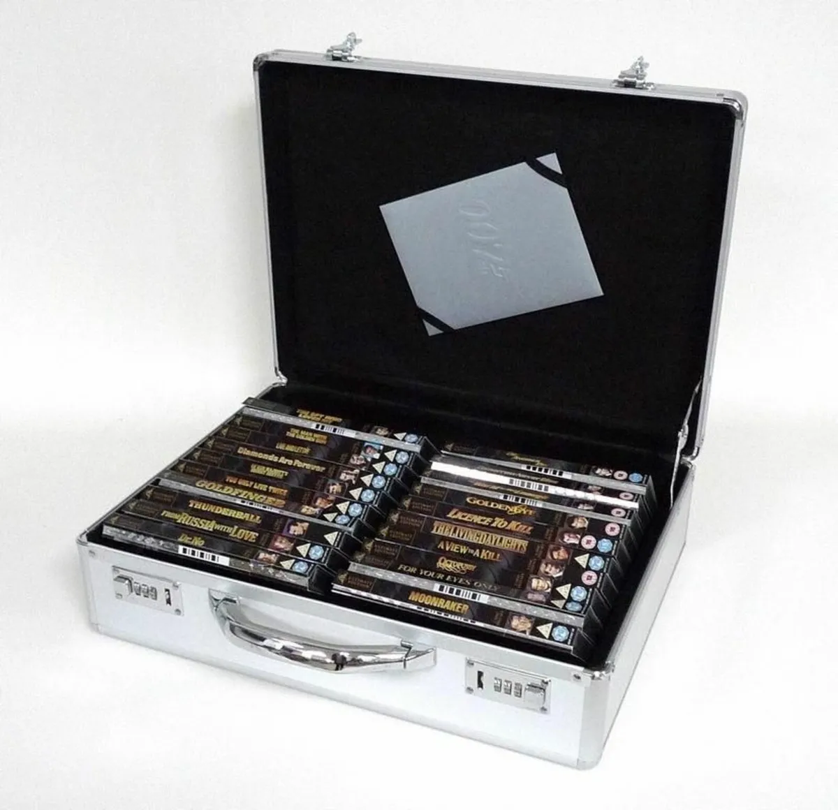 Collector’s James Bond Briefcase with 20 DVDs - Image 1