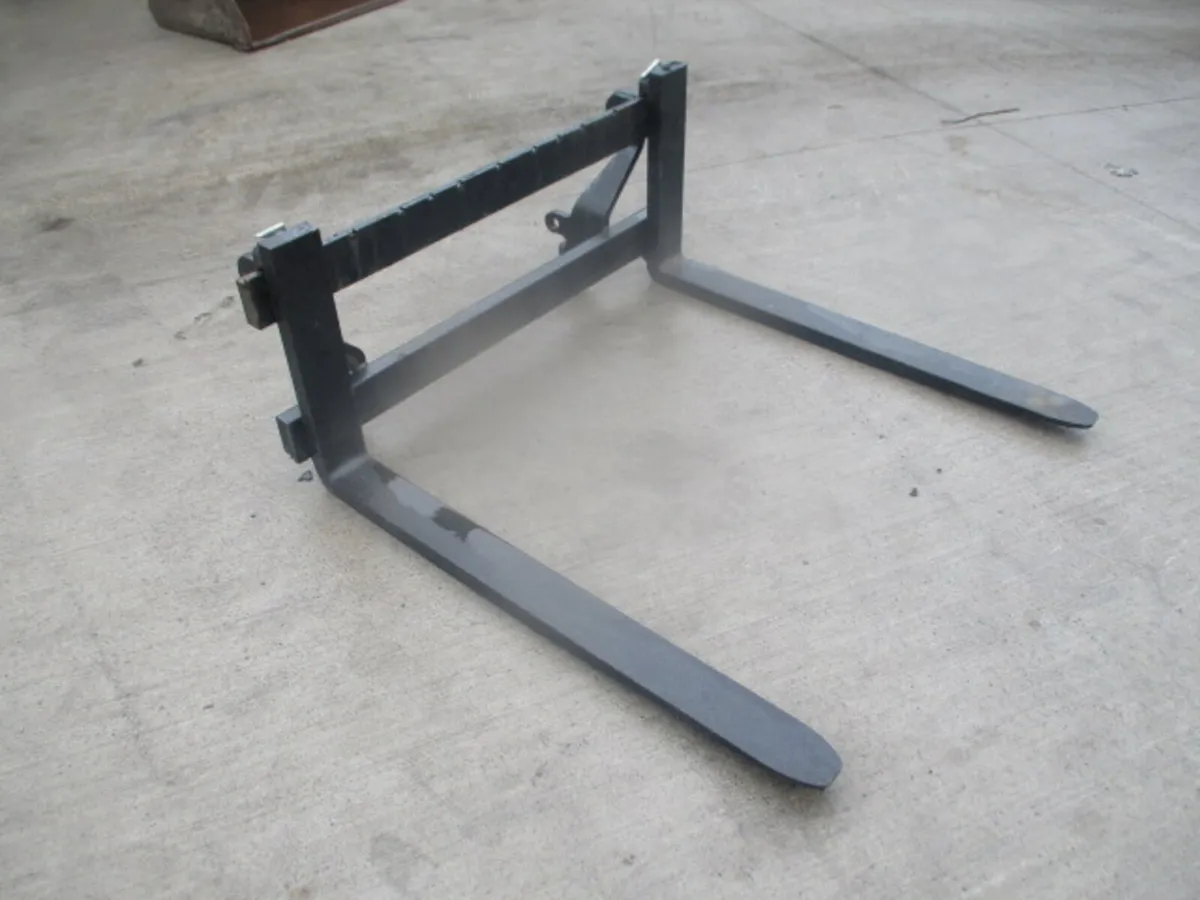 Quicke Loader Forks On Frame - Image 3