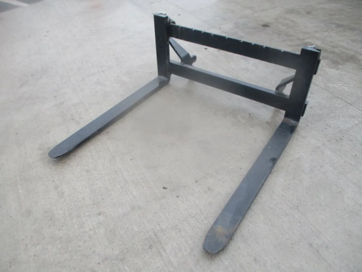 Quicke Loader Forks On Frame - Image 2