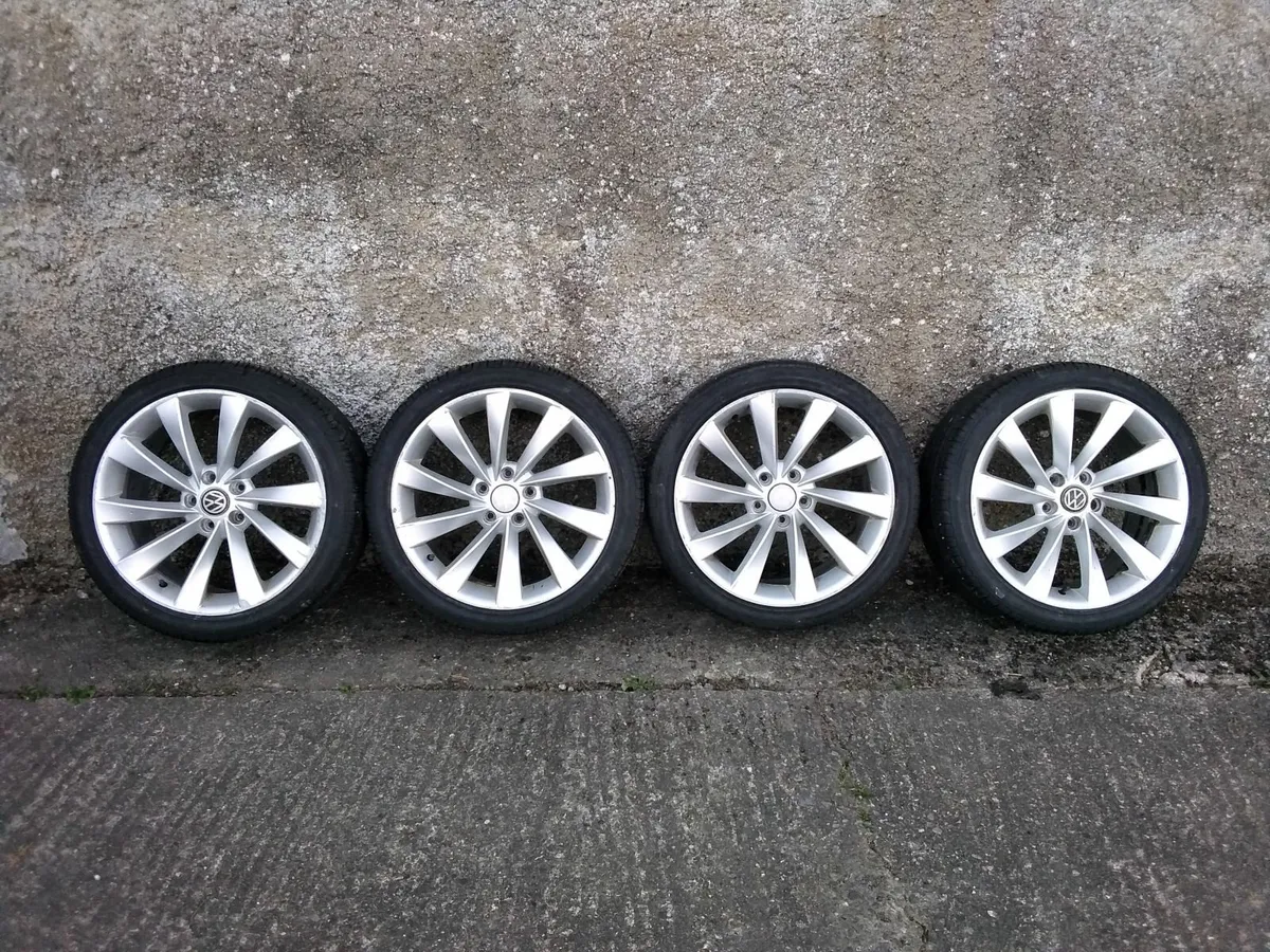 18" Scirocco alloys 5x112   --golf/passat - Image 3