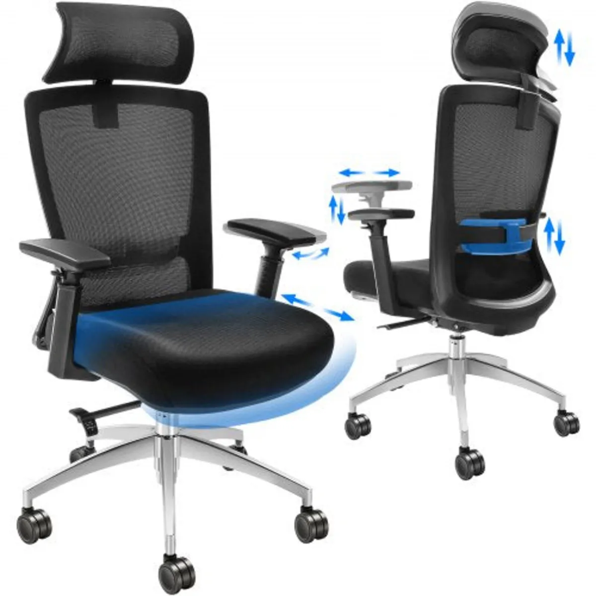 Ergonomic Office Chair with Slide Seat, Desk Chair