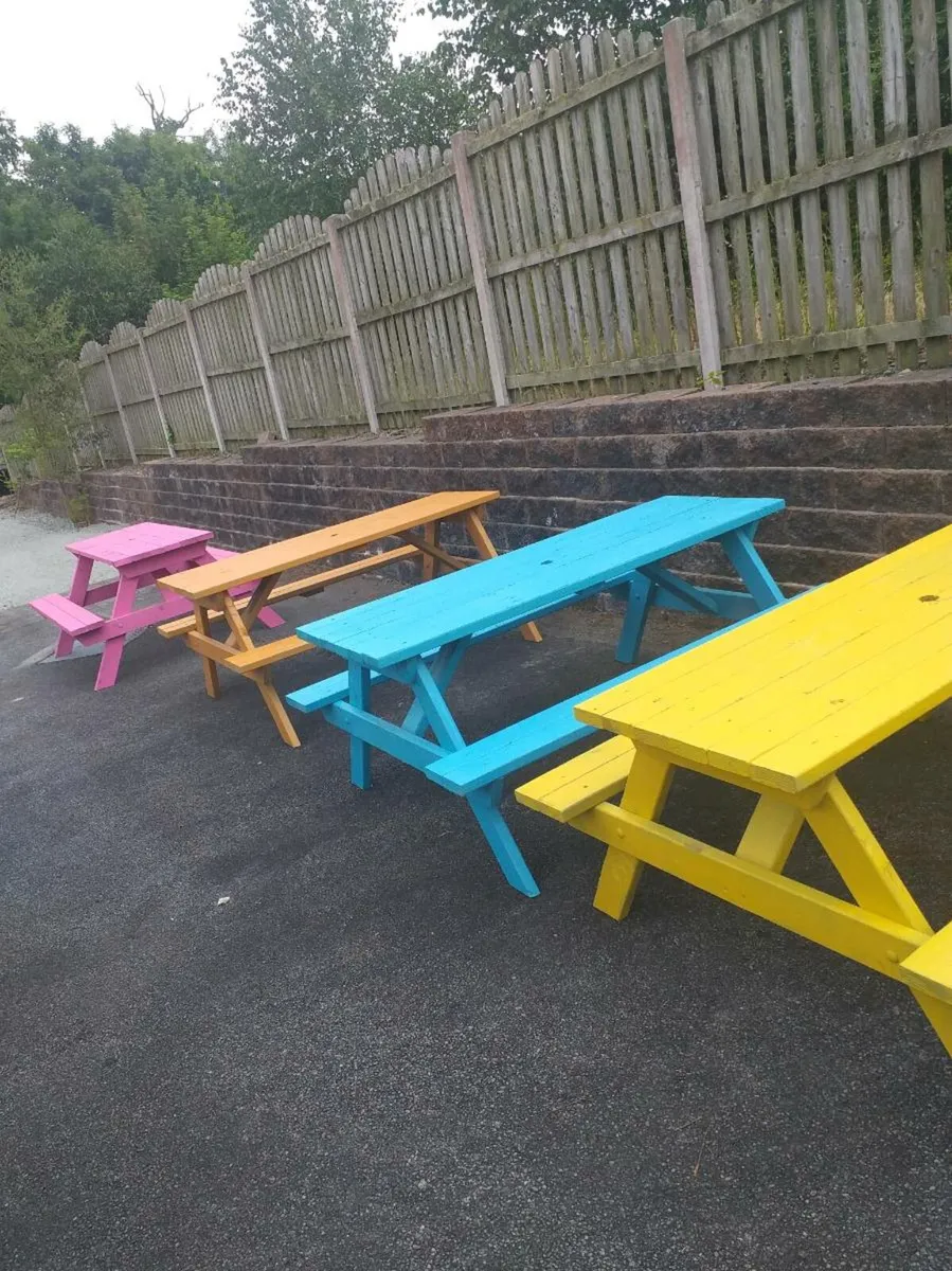 Garden Picnic Benches - Image 2