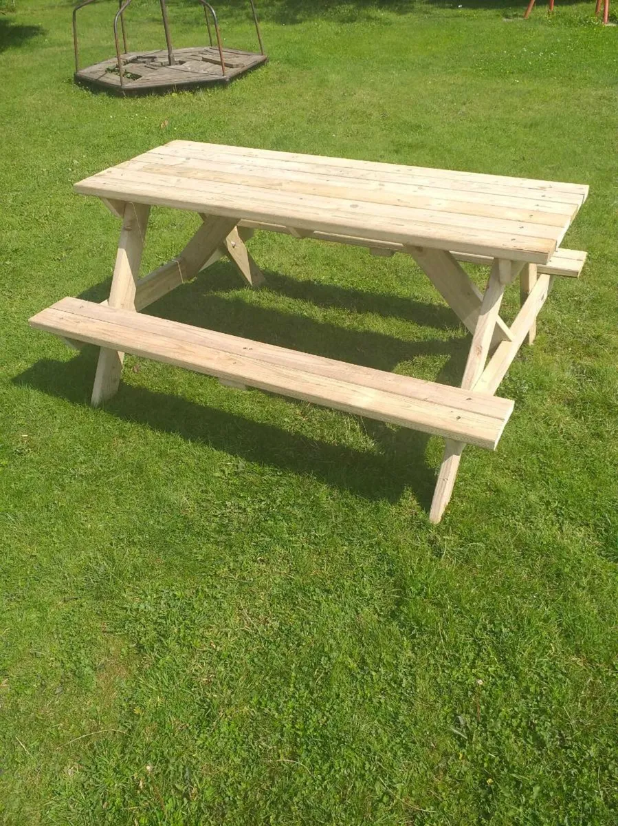 Garden Picnic Benches - Image 3