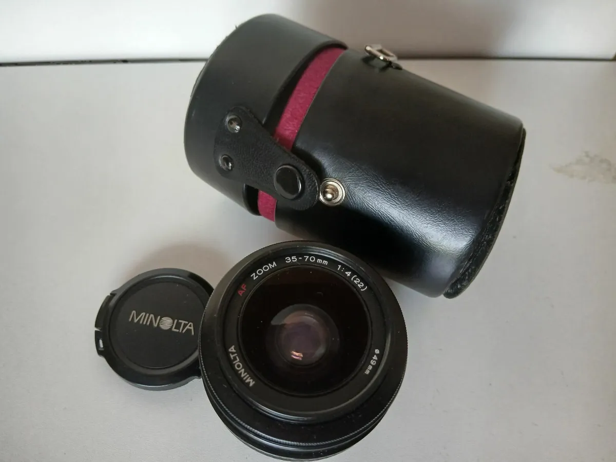 vintage cameras and lens - Image 1