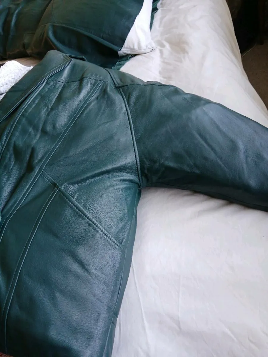 Leather jacket and skirt,new condition - Image 2