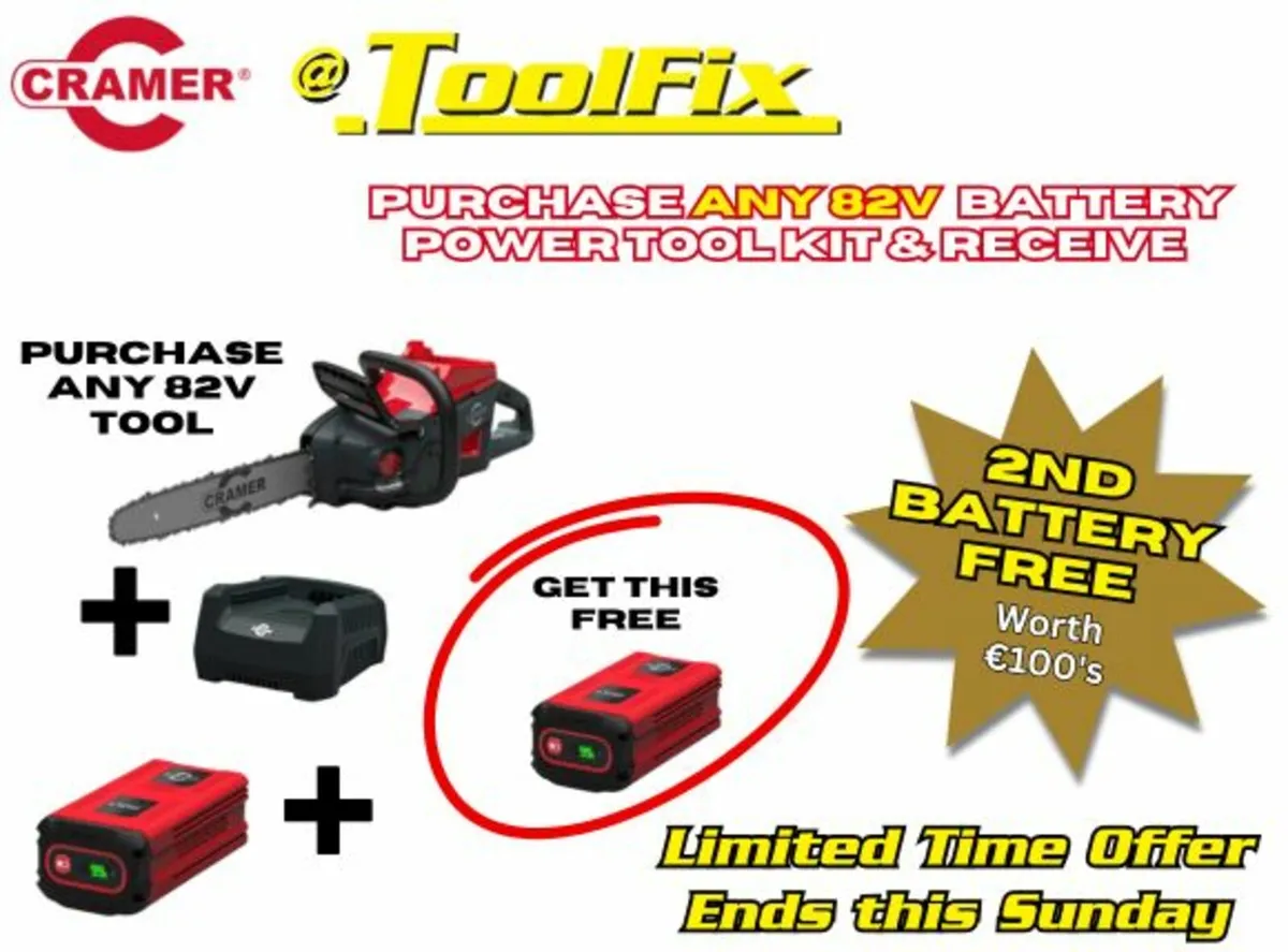 Cramer FREE Battery Offer