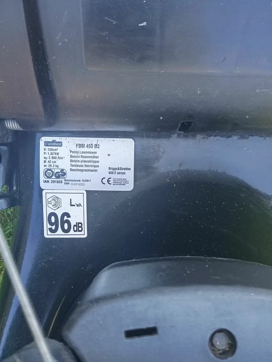 florabest petrol lawnmower - Image 2