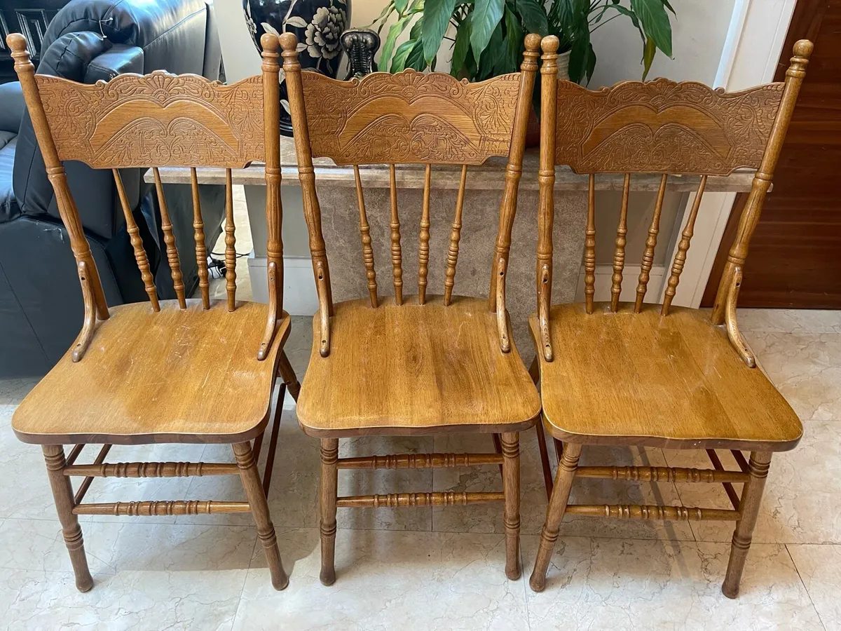 6 x Lovely Matching Kitchen Dining Chairs -Deliver - Image 2