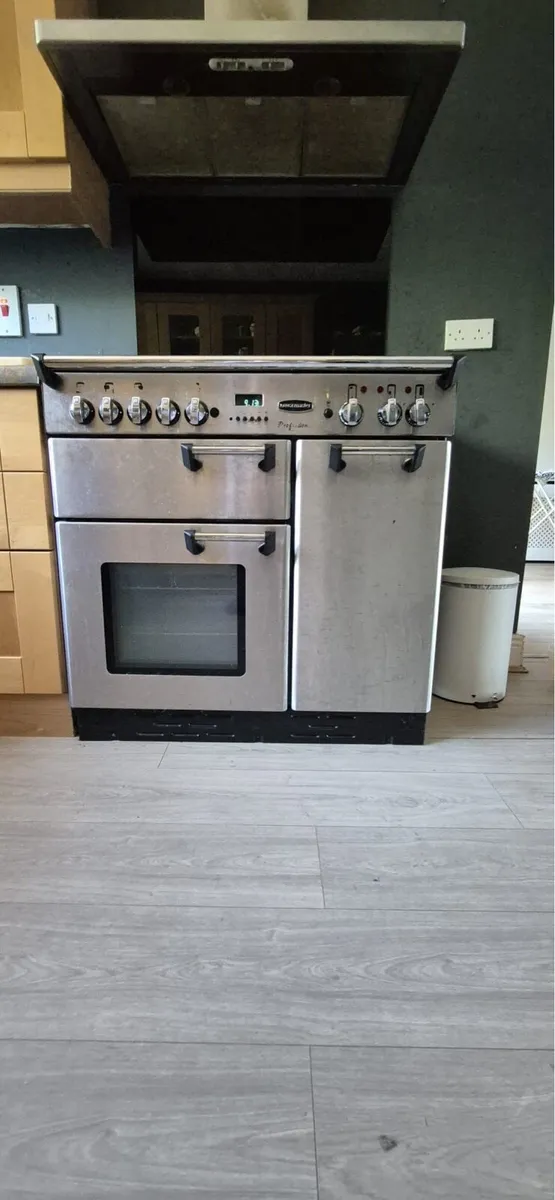Rangemaster electric range/ gas hob and extractor - Image 1