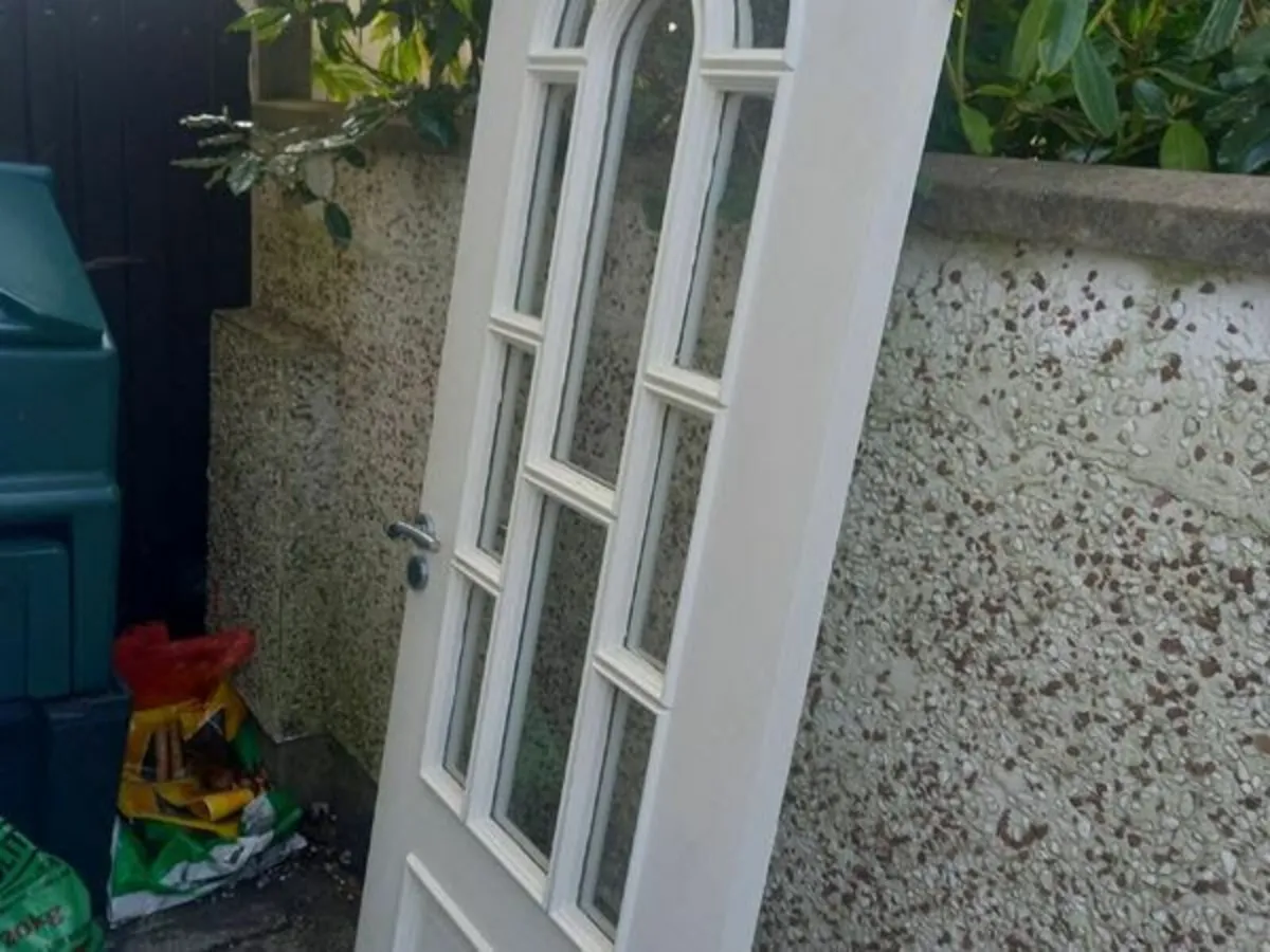 Internal Fire doors with handles and hinges