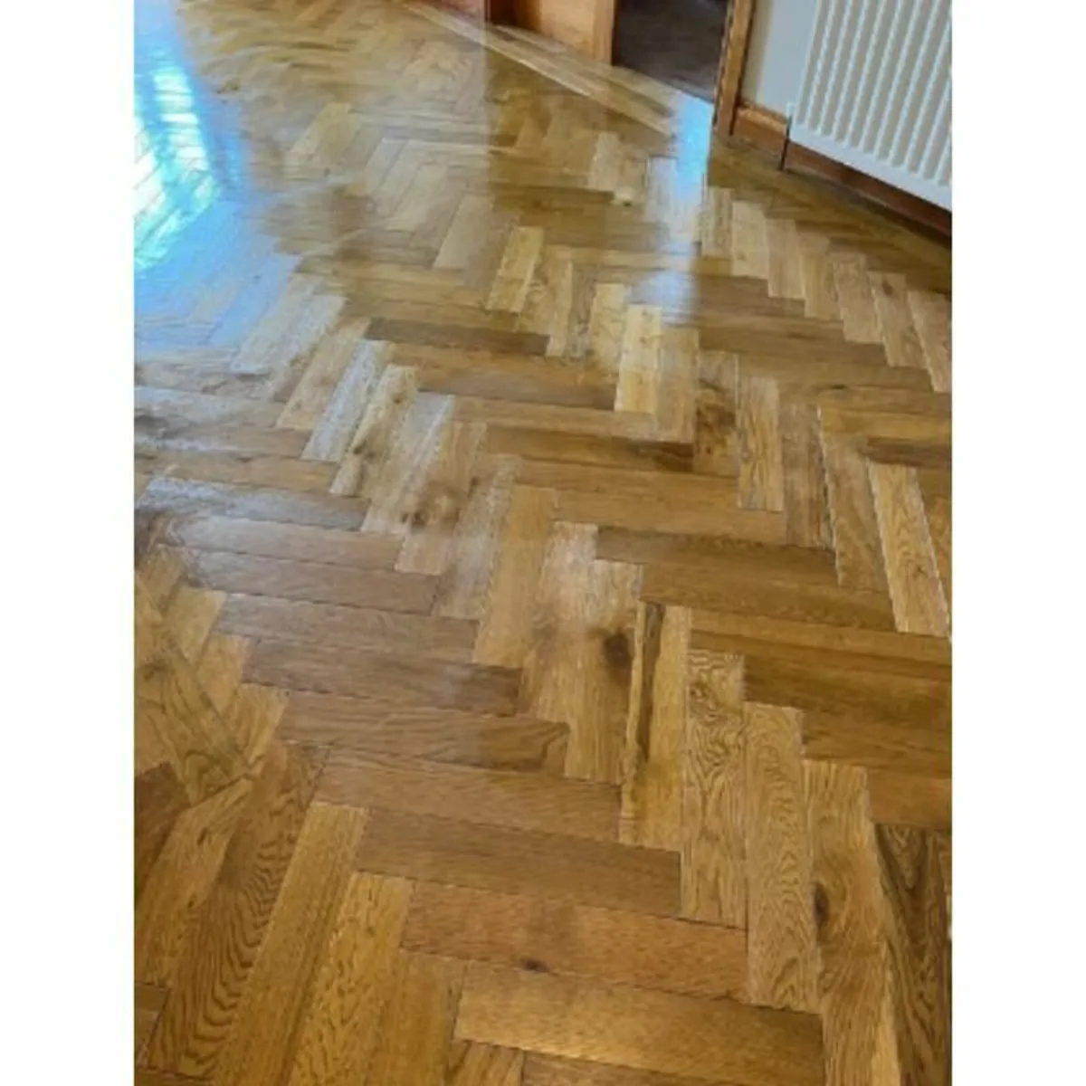 Engineered 5mm Macchiato Herringbone Flooring - Image 1