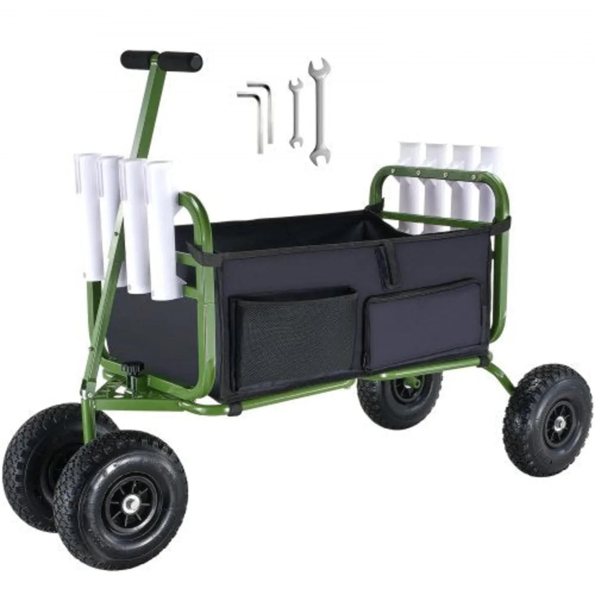 Beach Fishing Cart, 300 lbs Load Capacity, Foldabl
