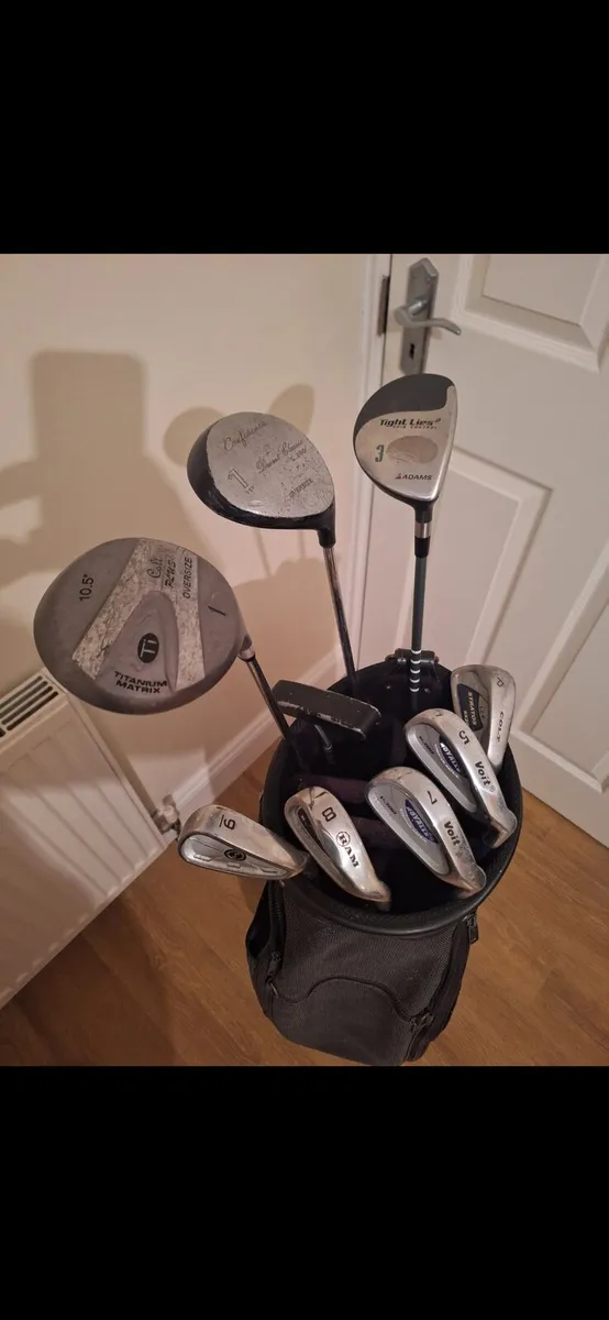 Golf Clubs and Bag - Image 1