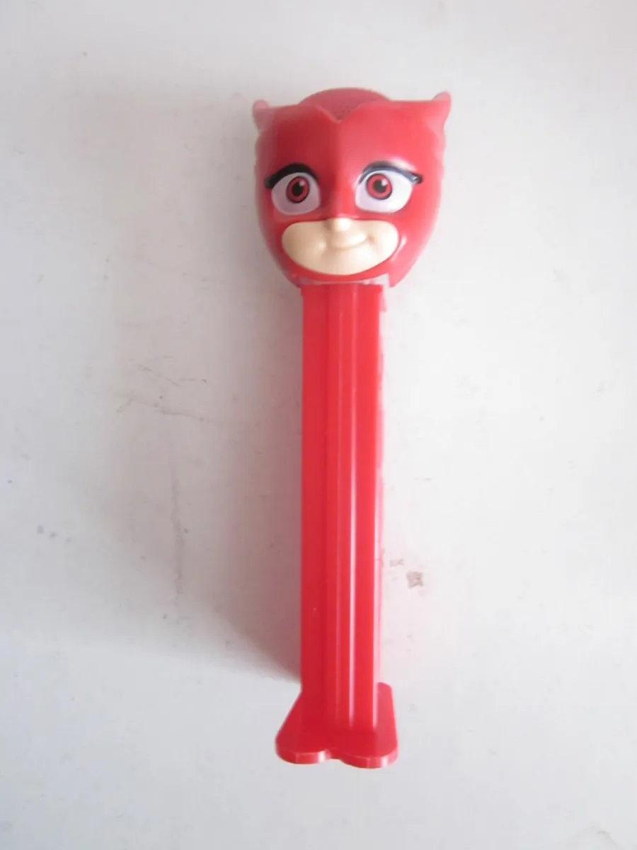 Pez Candy Dispenser PJ Masks Owlette Red Stem - Image 1