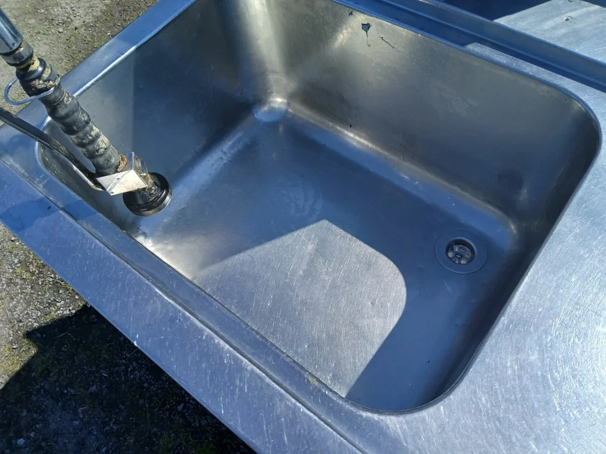 Stainless steel cabbinet table sink unit delivered - Image 3