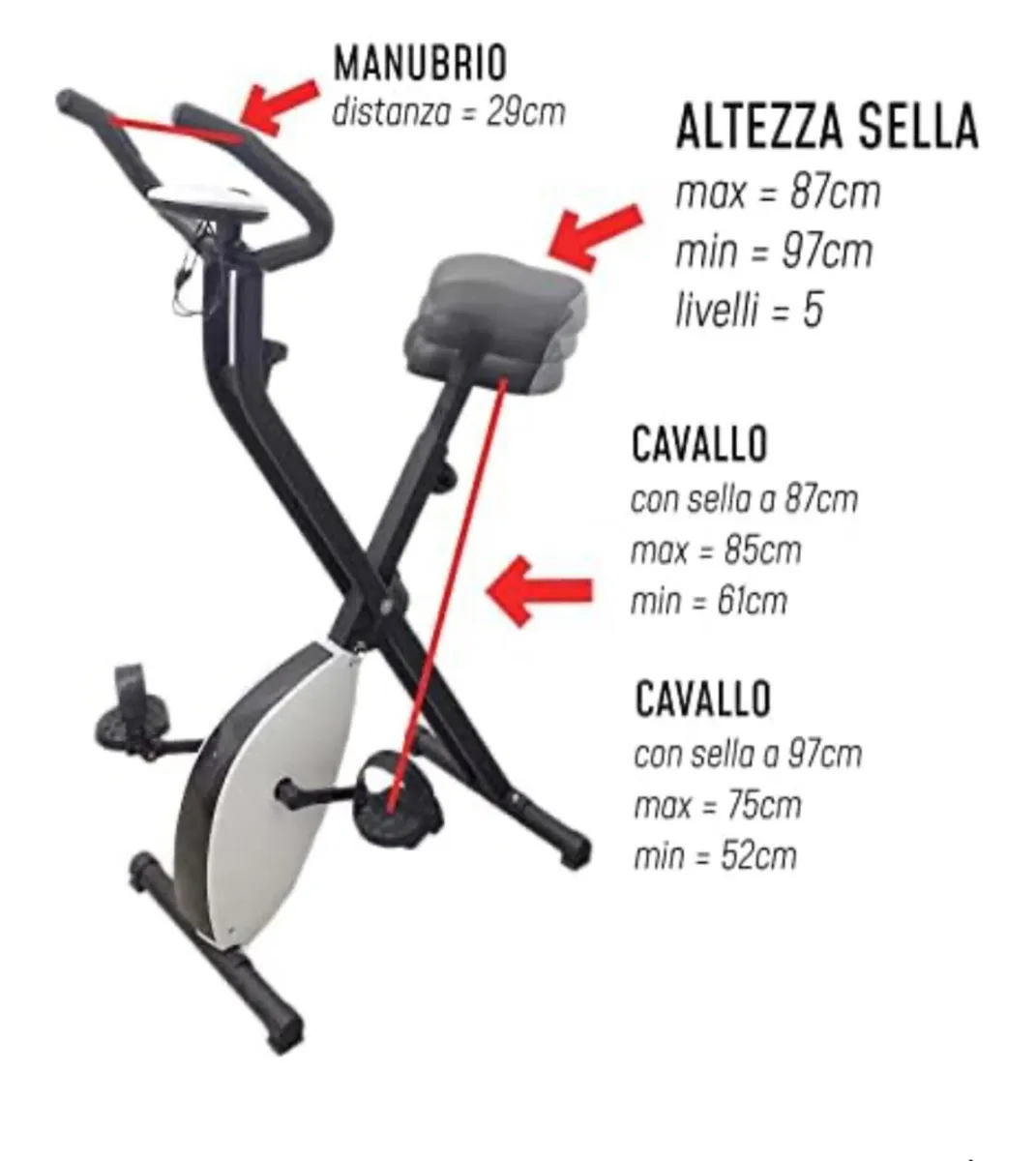 Foldable Exercise Bike - Image 3