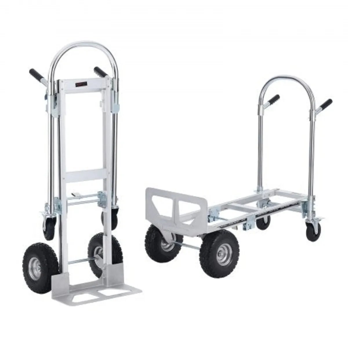 Aluminum Hand Truck, 2 in 1, 1000 lbs Load Capacit