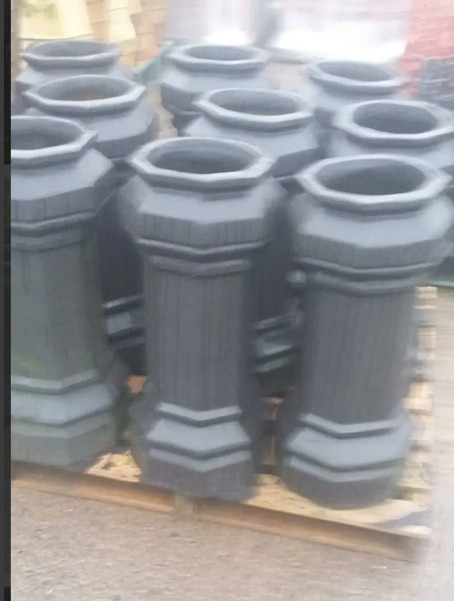 Bangor slates chimney pots floor ridge roof tile - Image 2