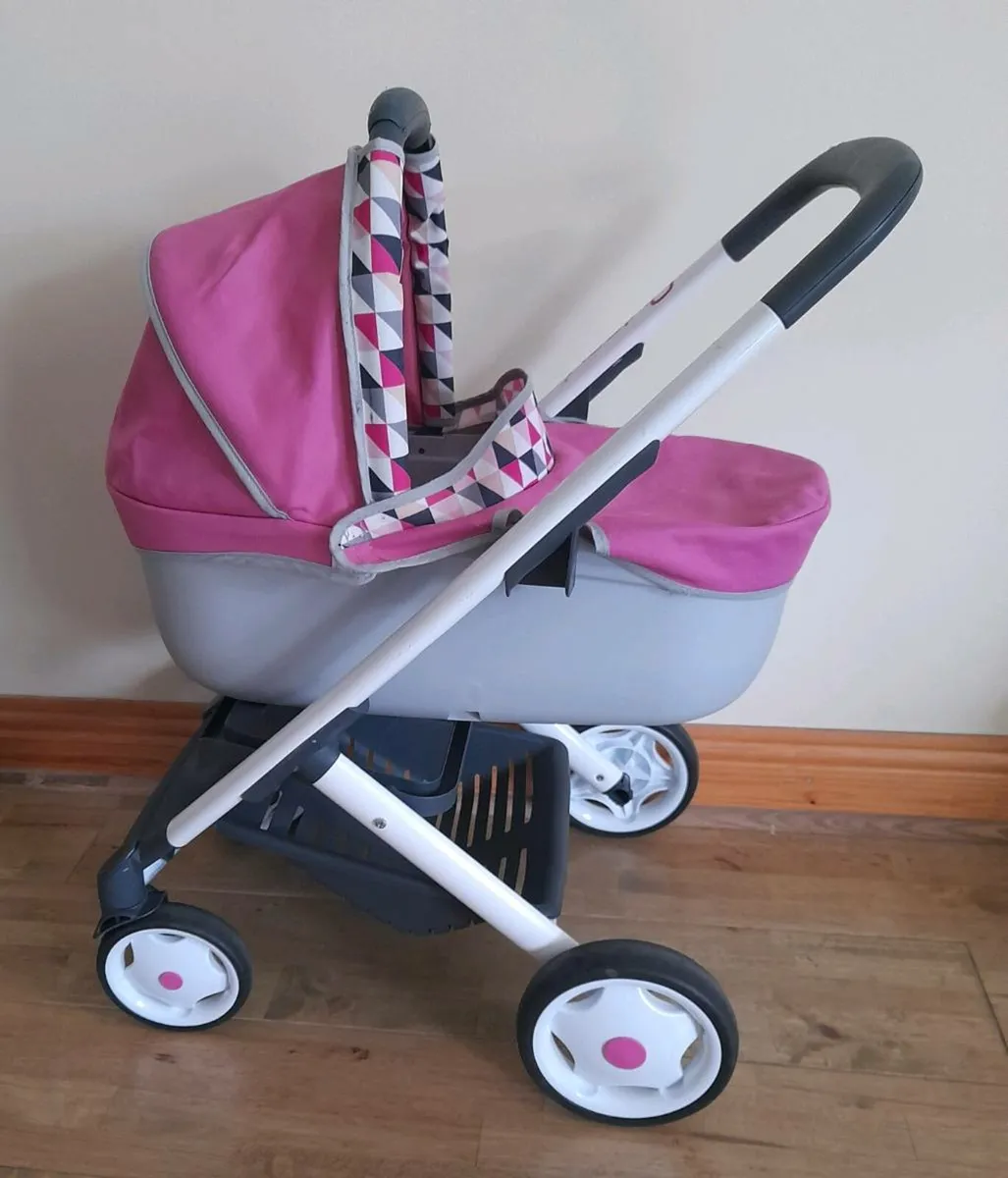 Quinny Pram and Baby Born doll - Image 1