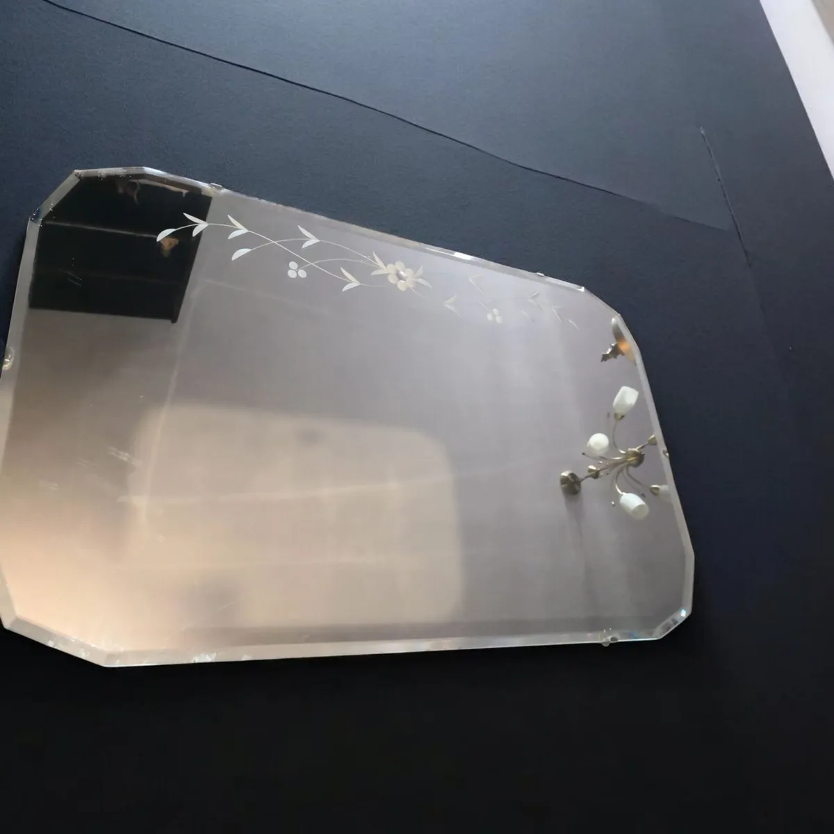 Heavy antique mirror - Image 1