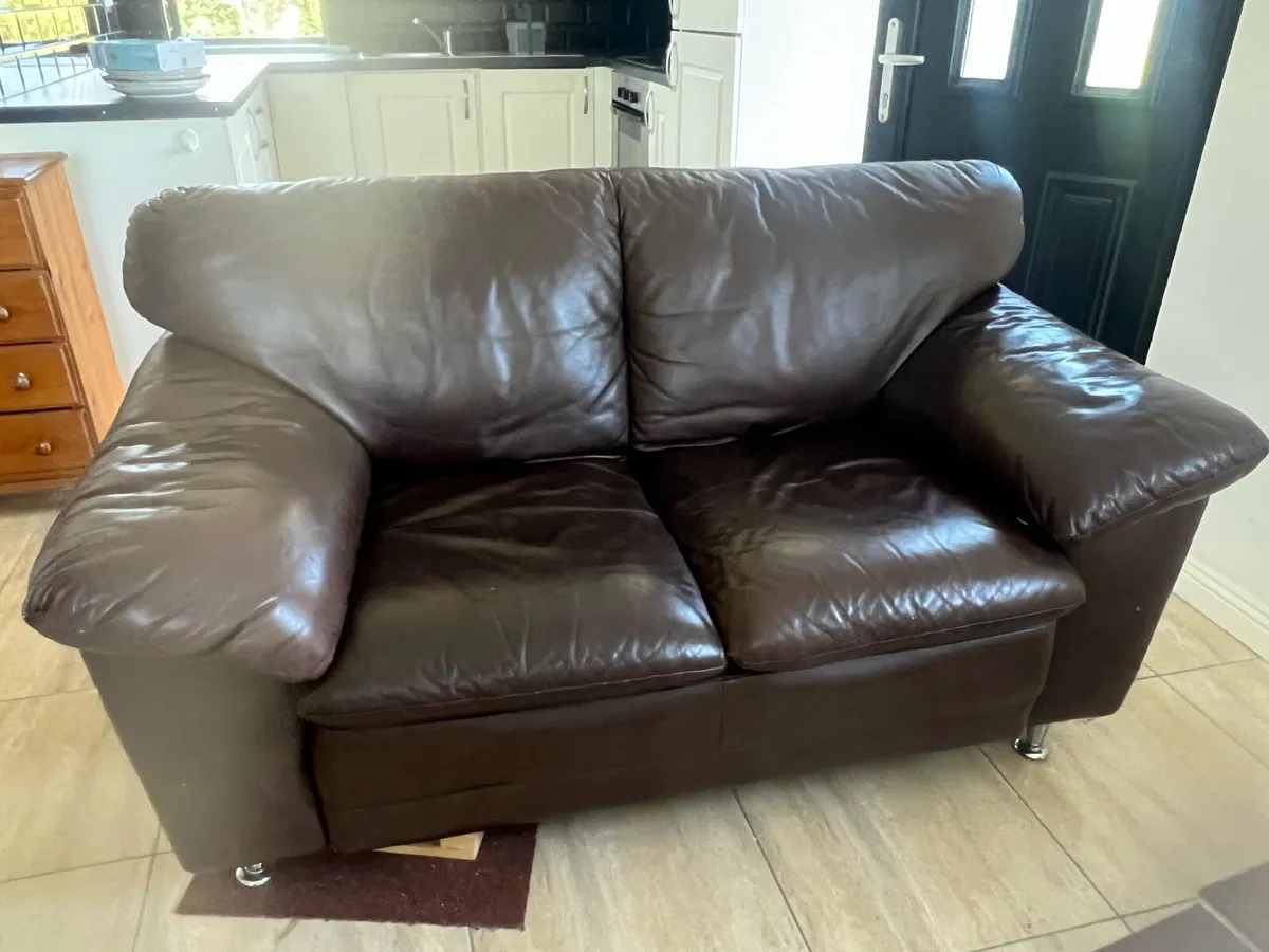Leather couch