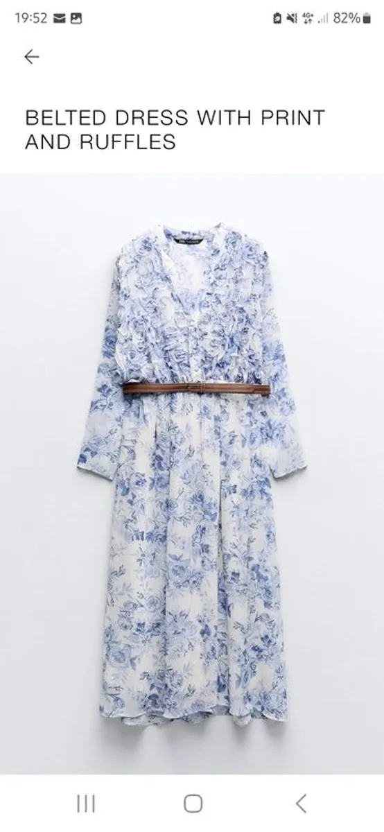 Zara floral maxi dress - Image 1