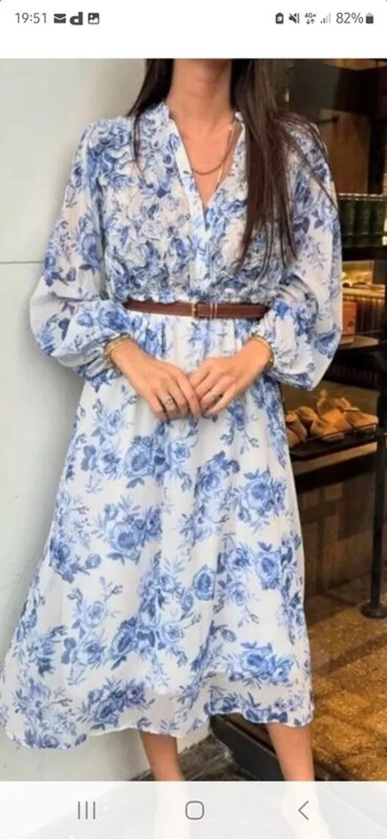 Zara floral maxi dress - Image 3