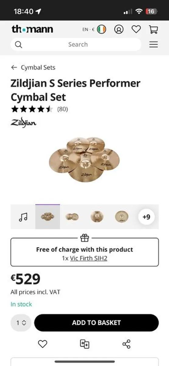 Zildjian S-Series (FULL SET) - Image 1