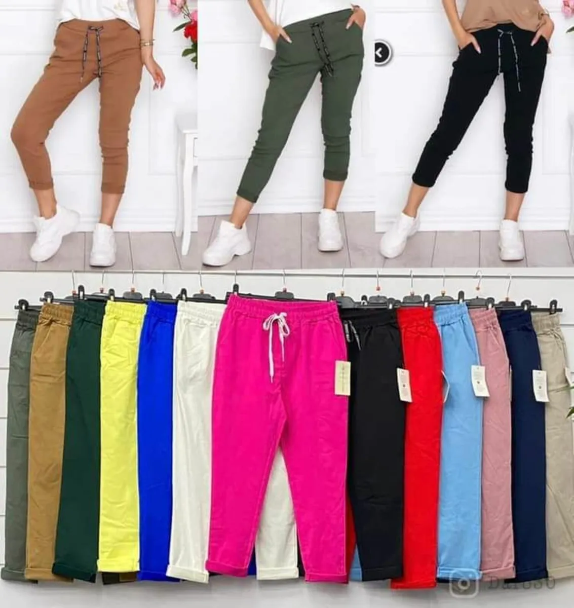 ladies italian stretch trousers 10-16 - Image 3