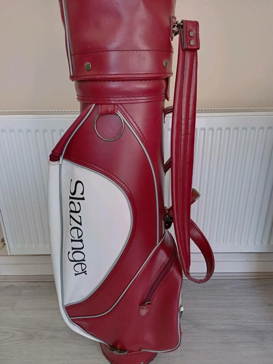 Slazenger leather waterproof Golf bag. - Image 3
