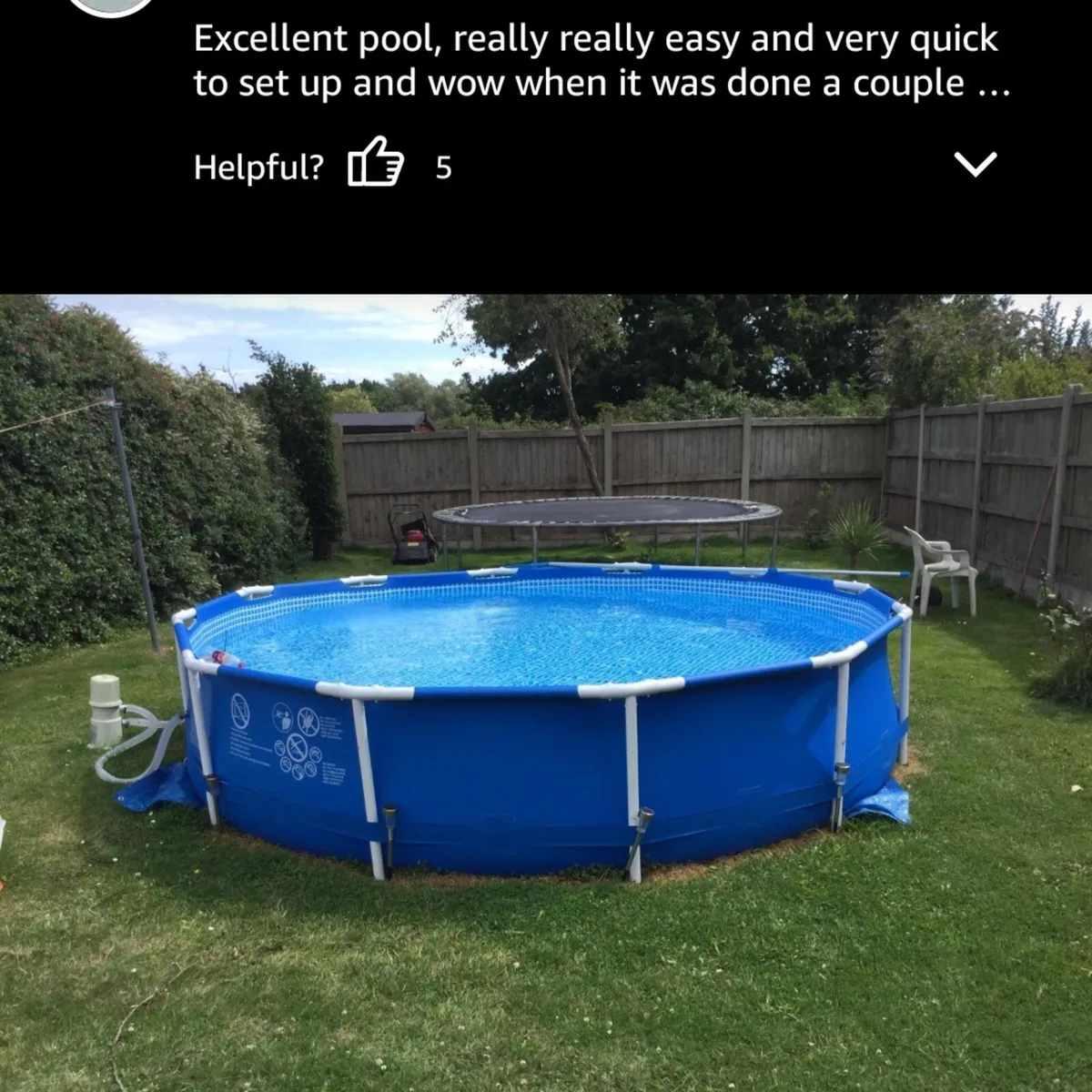 Swimming Pool 

Intex 28202UK 10ft x 30in & Pump - Image 3