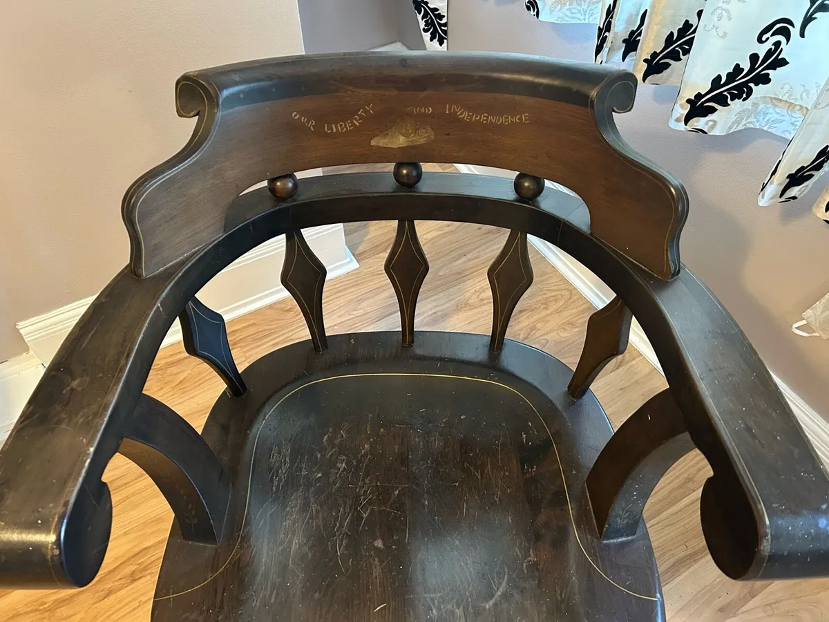 Our liberty and independence antique chair - Image 1