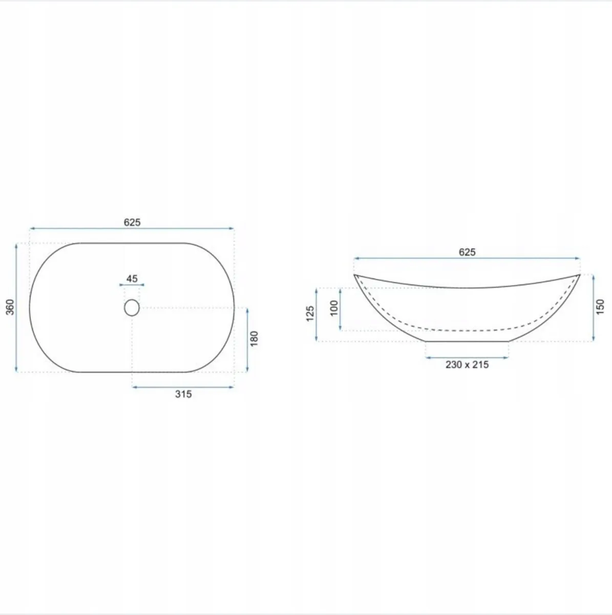 Washbasin set + tap + stopper - Image 2