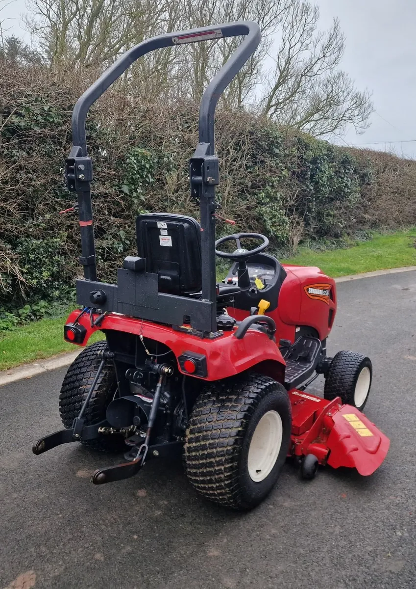 Shibaura compact tractor ride on mower lawnmower - Image 2