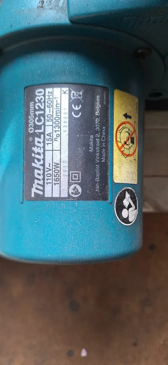 Makita 110v Chop saw - Image 2