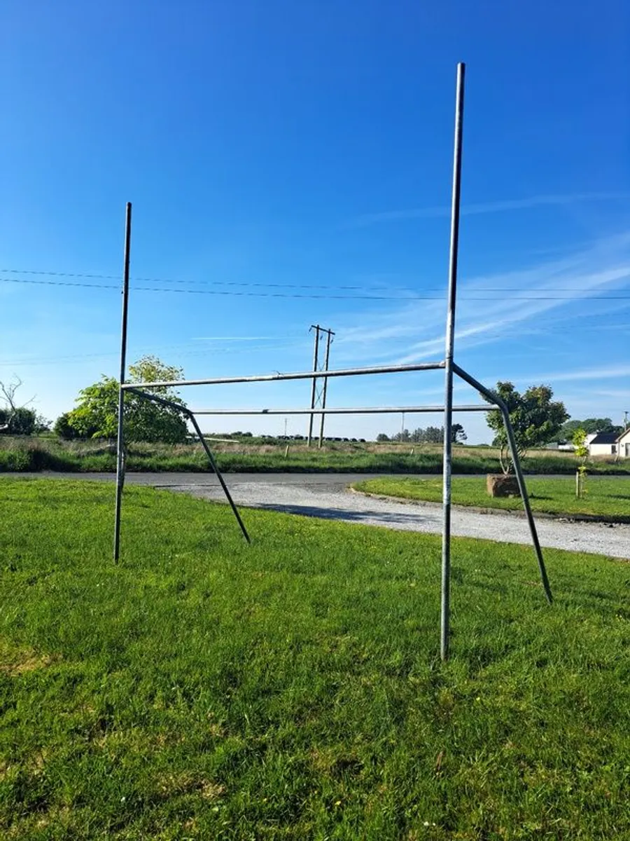 Galvanised GAA goalposts - Image 2