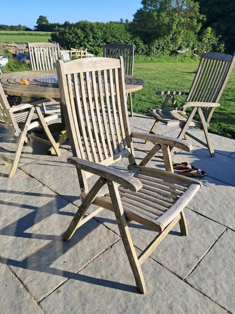 Alexander Rose teak garden furniture - Image 2