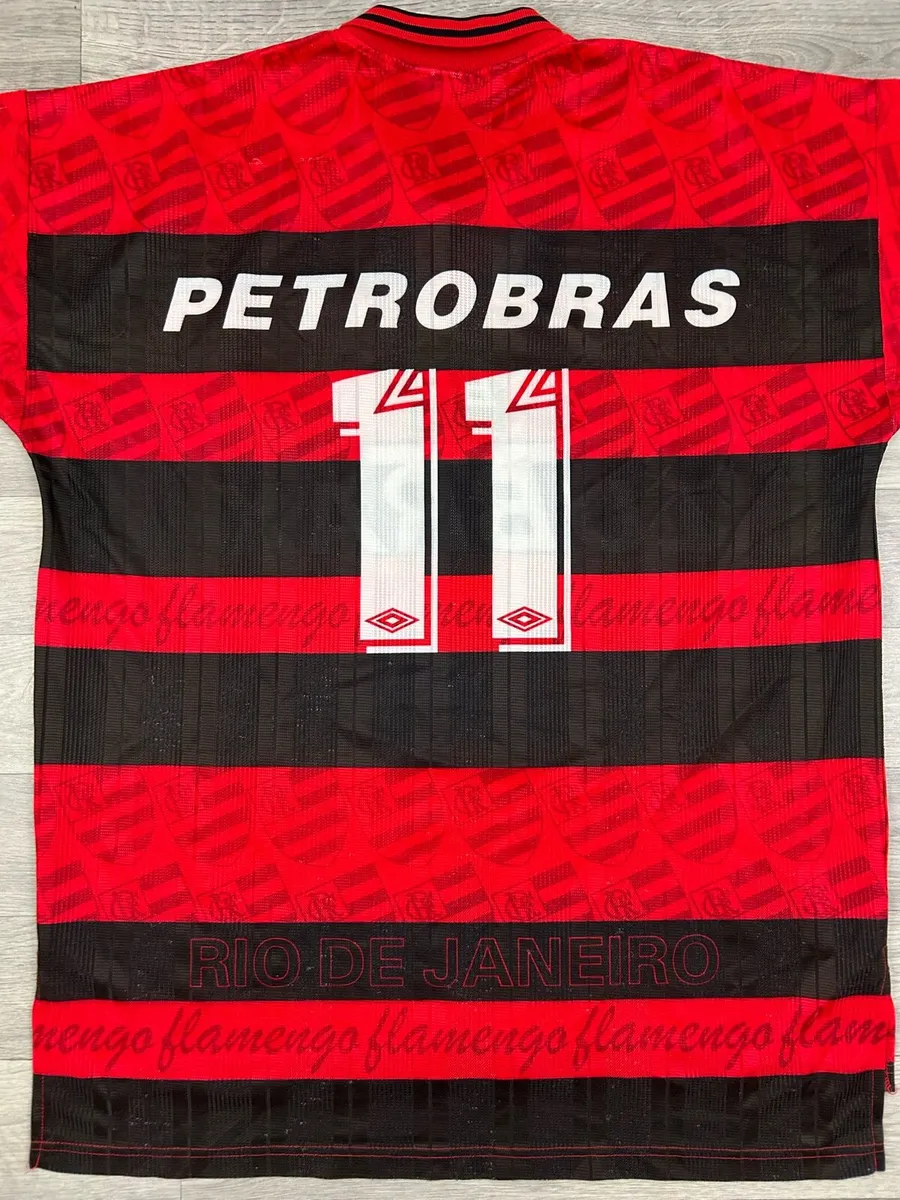 Genuine Vintage 1995 Flamengo Romario Jersey Shirt - Image 2