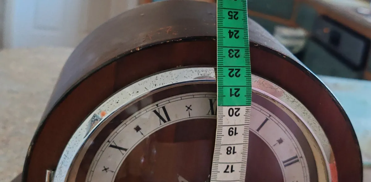 Vintage Art Deco mantel clock - Image 4